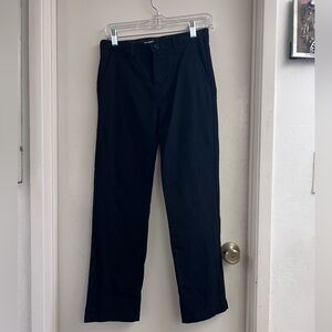 EUC Old Navy black chinos boys size 14